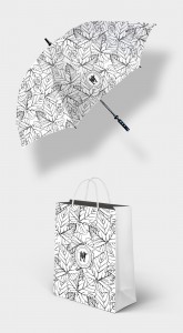 Les Sources de Caudalie-Marquage produit-Sacherie-Creation graphique-Charte graphique-Creation Agence le 6 Paris-Communication corporate