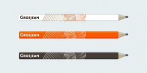 Grosjean Solutions Bois - Agence le 6 - identité visuelle - marquage logotype sur produit - crayon bois - corporate