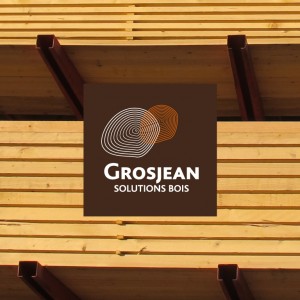 Agence le 6 - Univers visuel et identité corporate Grosjean Solutions Bois