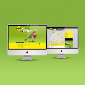 Kiosquorama-site internet evenementiel-univers visuel
