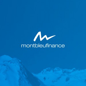 Montbleu Finance Logotype identite visuelle corporate Agence le 6