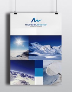 Montbleu Finance Univers visuel identité Agence Le 6Poster