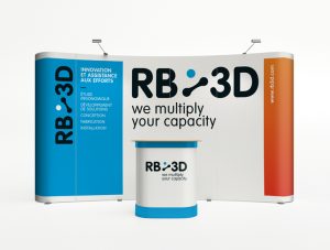 RB3D-Stand evnementiel-identitite visuelle-logotype-Agence design graphique Paris