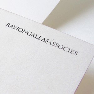 Ravion_Gallas_Associes_Papeterie corporate_Identite visuelle Agence le 6