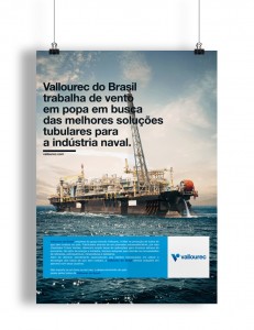 Vallourec-Punlicite corporate-Communication BTB-Affiche Vallourec-Agence de communication corporate Agence le 6