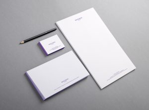 Walid Akkad Papeterie corporate Identite visuelle Agence Le 6