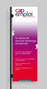 Agefiph_Capemploi_Agencele6_Signaletique corporate_kakemono accueil paris_01