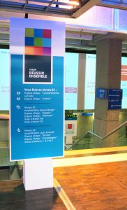 Agefiph_Forum Reussir Ensemble_Agence le 6-Signaletique Panneau directionnel
