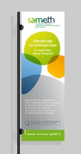 Agefiph_Sameth_Agencele6_Signaletique corporate_kakemono accueil paris