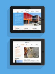 GROUPE GCBTP-Site internet Corporate-Referencement-Landing page-identite visuelle-Creation Agence le 6-Paris