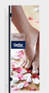 Gerflor-Logotype-Signaletique-kakemono-Identite visuel-charte graphique
