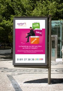 Le 6_Agence communication Paris_creation graphique affiche Agefiph