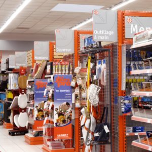 Point P Libre service-Signaletique Metiers-Identite visuelle-Creation Agence le 6 Paris