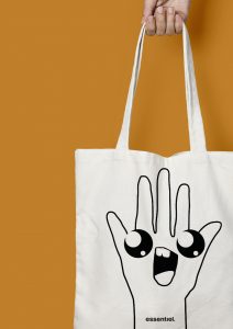 Essentiel-Lifestore-sac-totebag-boutique-Concept store-Marseille-Enseigne-Architecture commerciale-Deign graphique-identite visuelle-Agence de design le 6 PAris