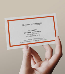 Agence le 6_ Chateau net-Chateau Primeur-papeterie-e commerce-Communication-image de marque-Corporate branding-Design graphique Paris