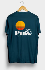 Agence le 6 - Logotype Pikc - kitesurf - wingfoil -Association -Quiberon- Identité visuelle -Tee Shirt - Marquage - Paris Agence de design corporate